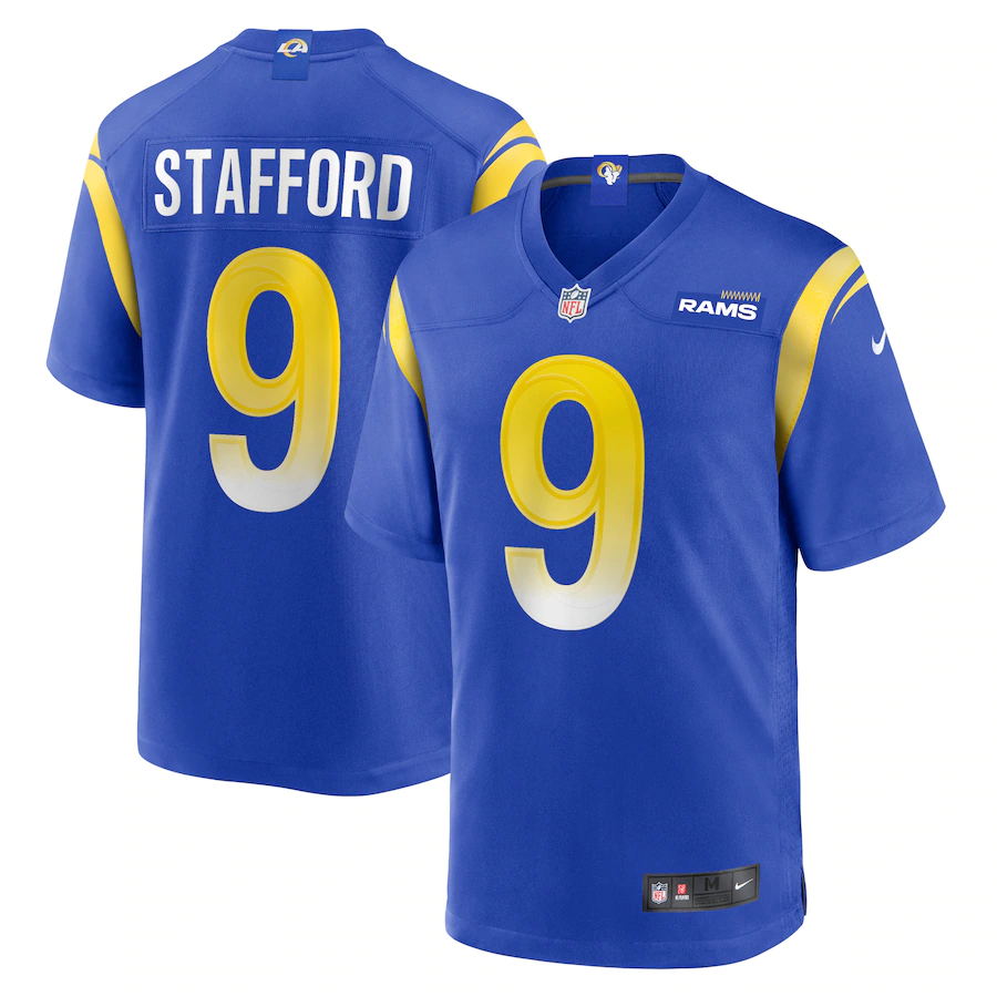 Youth Los Angeles Rams #9 Matthew Stafford Nike Royal Limited NFL Jerseys
